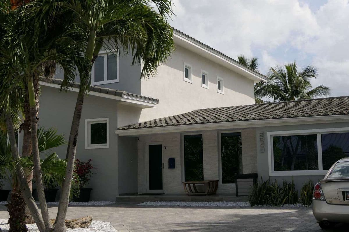 Waterfront Home, North Miami — built by our construction partner