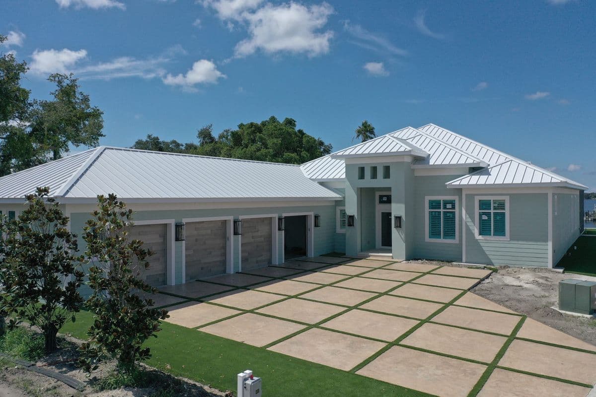 Sarasota Bay Waterfront Home, Osprey — under construction, built by our construction partner