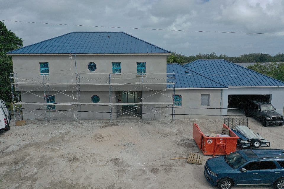 Intracoastal Waterfront Home, Stuart — under construction, built by our construction partner