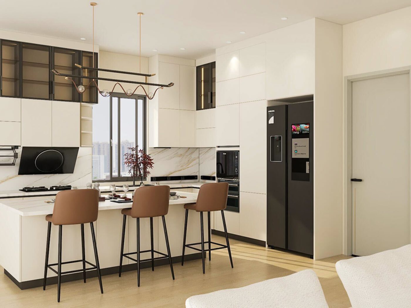 A bright, factory-engineered SeaTop interior built with Suofeiya systems